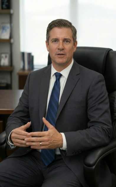 Dr. Carlos Augusto durante uma apresentação médica